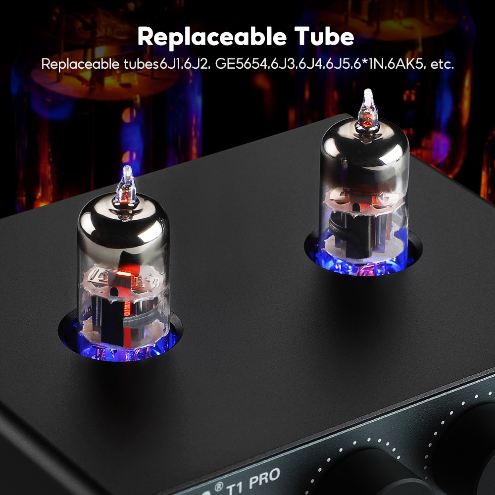 Aiyima T1 PRO สูญญากาศหลอด Preamplifier เครื่องขยายเสียงเสียงบ้าน RCA อินพุตบลูทูธเบส Treble Control HiFi สเตอริโอ AUX 12V Trigger