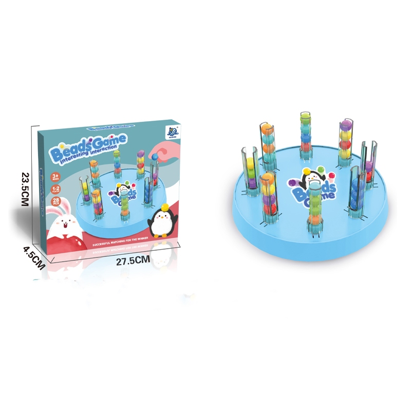 ของเล่นการเรียนรู้สีสําหรับเด็กของเล่นจับคู่แบบโต้ตอบด้วยลูกปัดที่มีสีสันการศึกษาจับคู่และนับของเล่น - รูปที่ 4