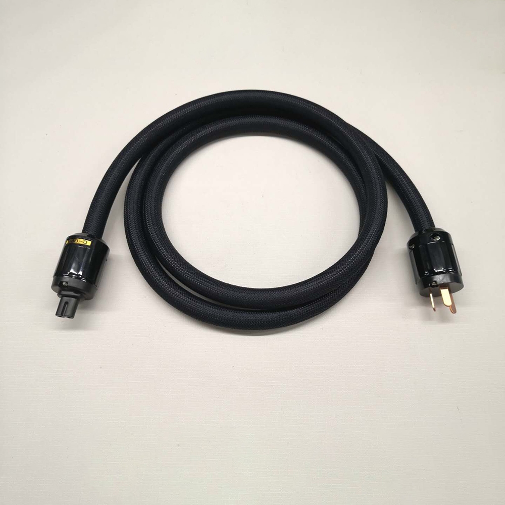 HI-End ทองแดงบริสุทธิ์ US AU UK สายไฟสาย Audiophile สายไฟ US AU ปลั๊ก 2pin IEC320 IEC C7 สายไฟ HIFI