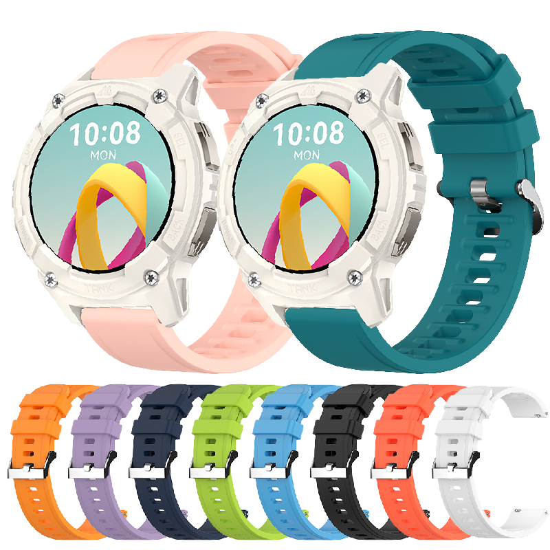 สําหรับ KOSPET TANK S2 ซิลิโคนเปลี่ยนสาย Soft Smart Watch Band