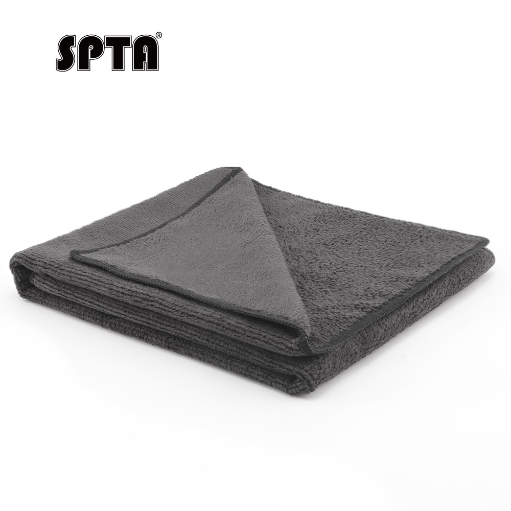 Spta Super Plush Microfiber Detailing Towel Ultra Soft Absorbent Fast Drying Premium Towel For Sports & Workout No Scratch สําหรับรถยนต์