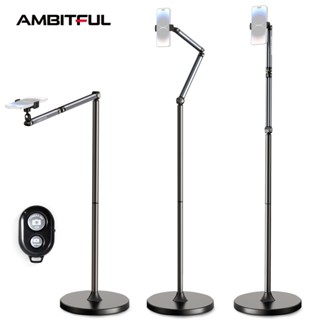 Amytful AL-60 ขาตั้งพับปรับยกระดับวิดีโอถ่ายทอดสดที่วางโทรศั…