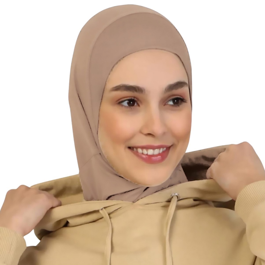 Laven ขนาดใหญ่ยืดหยุ่น Crinkle ภายใน Hijab ผู้หญิงคริสตัลผ้าลินิน Instant Hijab ยืดมุสลิม Hijab Undercap