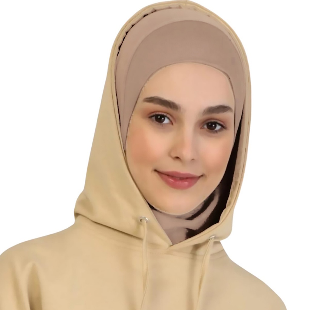 Laven ขนาดใหญ่ยืดหยุ่น Crinkle ภายใน Hijab ผู้หญิงคริสตัลผ้าลินิน Instant Hijab ยืดมุสลิม Hijab Undercap