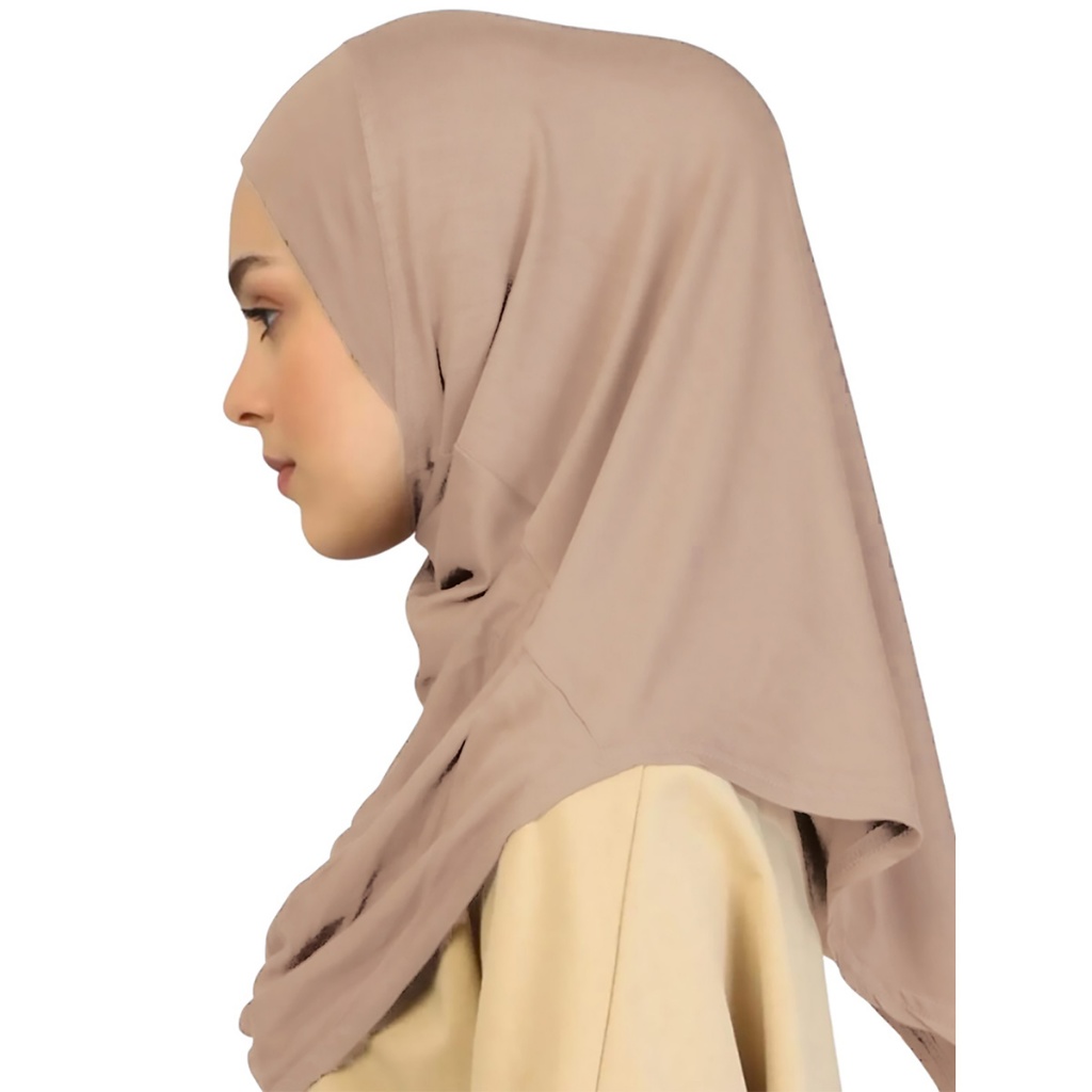 Laven ขนาดใหญ่ยืดหยุ่น Crinkle ภายใน Hijab ผู้หญิงคริสตัลผ้าลินิน Instant Hijab ยืดมุสลิม Hijab Undercap