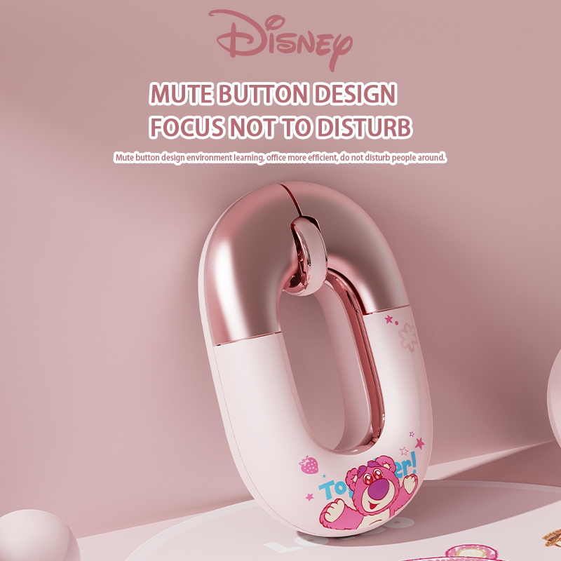 เมาส์ไร้สาย Disney QS-MS06 การเชื่อมต่อที่เสถียร กันเหงื่อ สบาย รู้สึกลายน่ารัก - รูปที่ 2