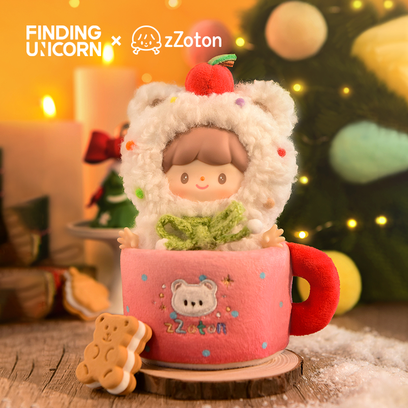 FINDING UNICORN Winter Cream zZoton Vinyl Hanging Card（Single Box 1Pc）