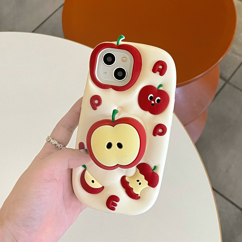 สําหรับiphone Case 16 Pro Max 15 Pro Max 14 Pro Max 13 Pro Max 12 Pro Max 3Dสเตอริโอซิลิโคนนุ่มกรณี