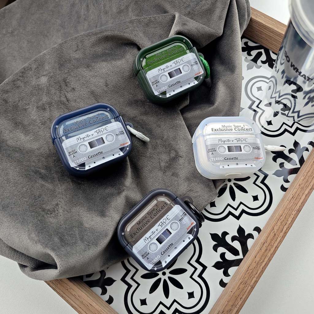 วิทยุสไตล์หูฟังสําหรับ AirPods4 กรณี Retro หูฟังป้องกันกรณีสไตล์ใหม่สําหรับ AirPodsPro2 หูฟังป้องกันกรณีใช้งานร่วมกับ AirPodsPro กรณี AirPods2gen กรณี