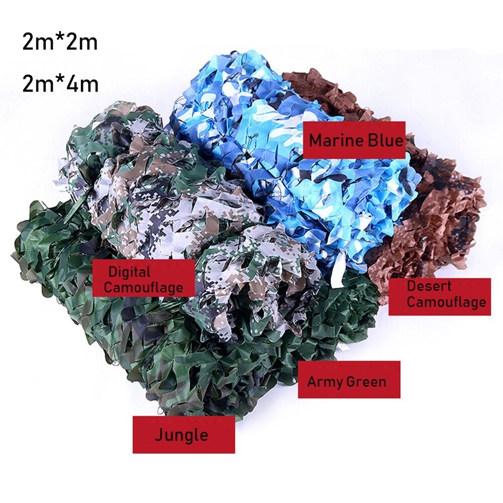 2เมตรx 2เมตร/4เมตรx 2เมตรล่าสัตว์ทหารพรางตาข่ายป่าไม้กองทัพการฝึกอบรมพรางตาข่ายปกรถเต็นท์shadeตั้งแคมป์กันสาด - รูปที่ 7