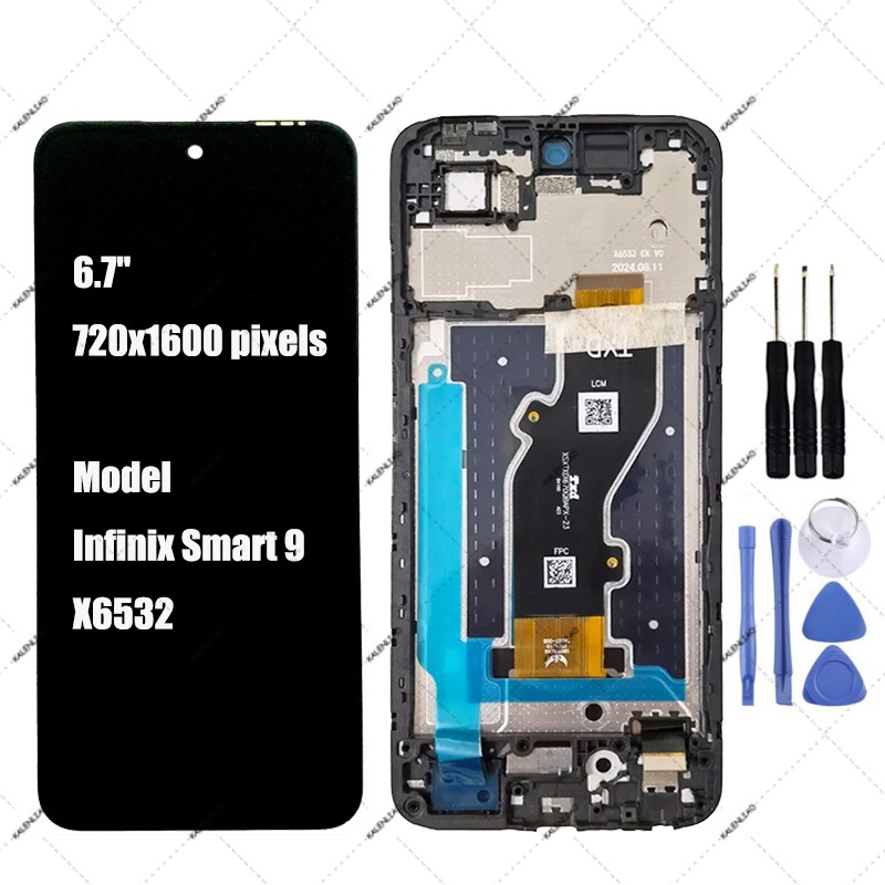 สําหรับ Infinix Smart 9 X6532 สมาร์ท 9 HD X6532C จอแสดงผล LCD หน้าจอสัมผัสเปลี่ยน