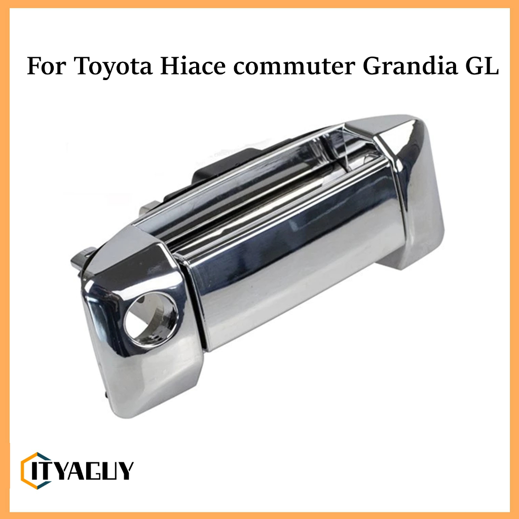 Toyota Hiace 2005-2014มือจับประตูบานเลื่อนโครเมียม มือเปิดบานเลื่อนนอก TOYOTA COMMUTER ชุบโครเมื่ยม kdh รถตู้ คอมมูเตอร์ ไฮเอซ ไอโม่ง