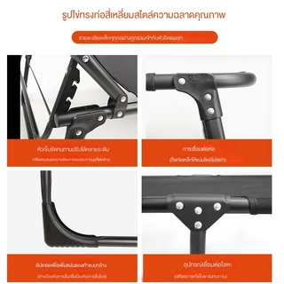 (ขนาดใหญ่พิเศษ 75 ซม.) เตียงพับ เตียงนอนสามารถพับได้ สะดวกในการเคลื่อนย้ายเตียงพับ ที่นอนปรับได้4ระดับ