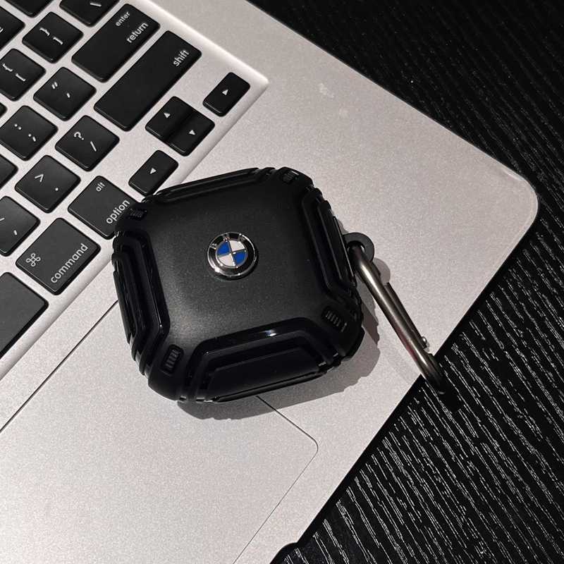 เกราะกันกระแทกกรณีธุรกิจสําหรับ Samsung Galaxy Buds Core/FE/2 Pro /Buds Pro/Buds Live TPU ผิวสีดําหู