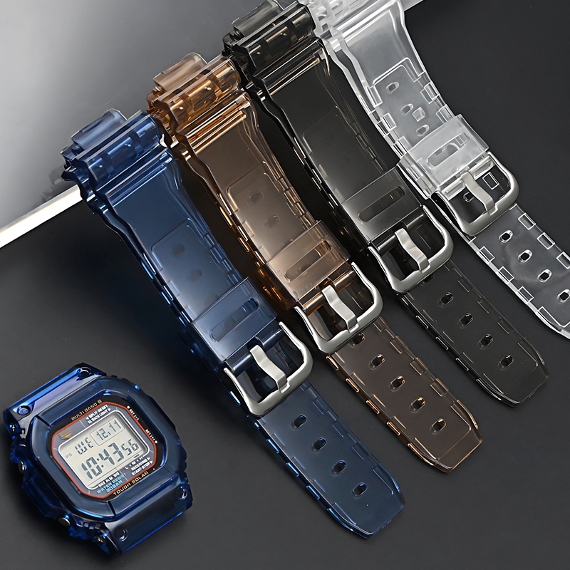 สายนาฬิกาข้อมือเรซิ่น พร้อมเคส สําหรับ Casio G-Shock DW-5600 5000 5030 5025 GW-M5610 M5600 G-5600 GLX-5600
