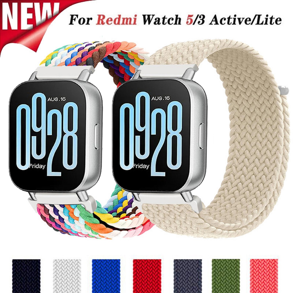 สายไนลอนสําหรับ Redmi Watch 5 Active Watchbands สายกีฬาสําหรับ Xiaomi Redmi Watch 5 Lite เปลี่ยนสร้อยข้อมือ