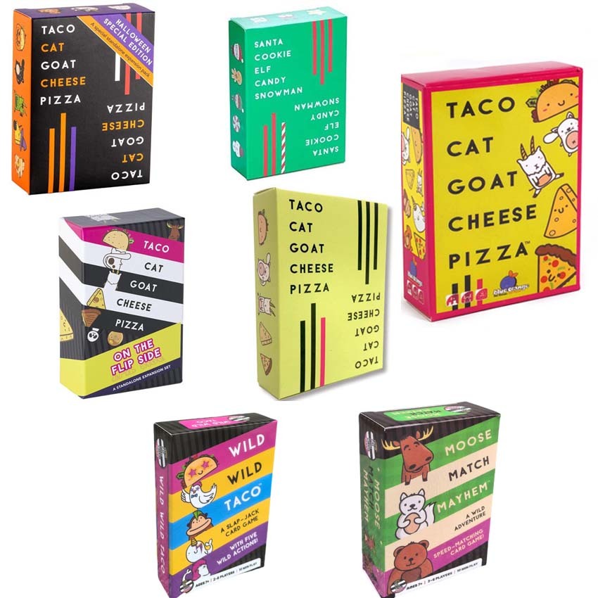 Taco Cat Goat Cheese Pizza Family Party Card Games