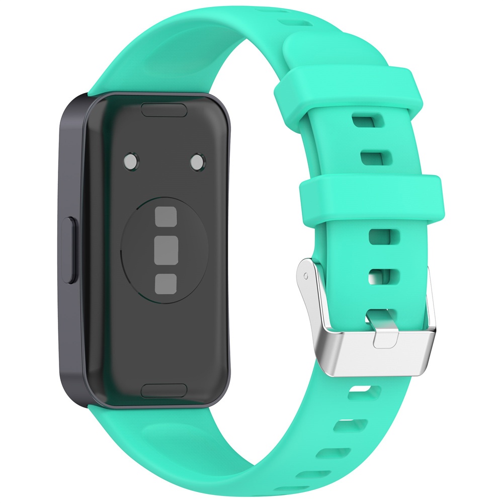 สายรัดซิลิโคนเปลี่ยนสายนาฬิกาแบบสปอร์ตแบบนุ่มสําหรับ Huawei Band 10 9 8