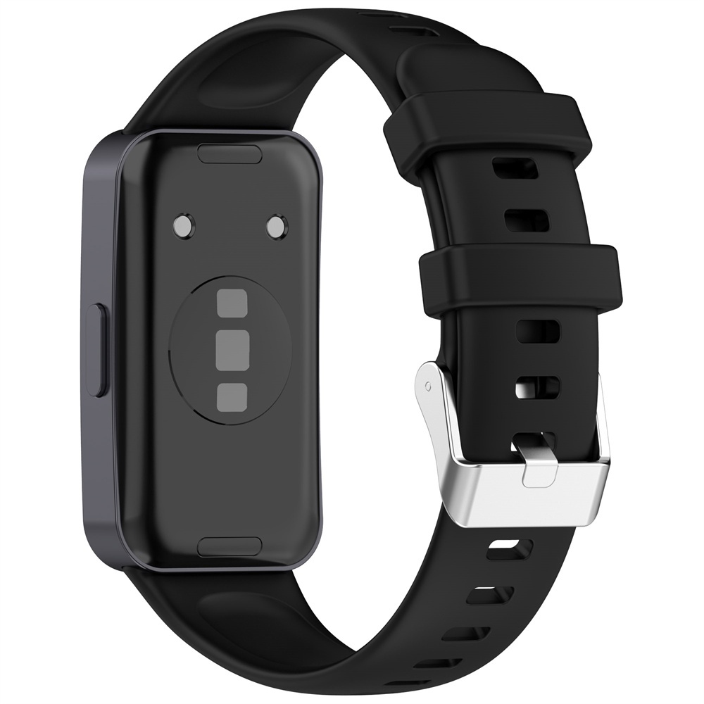 สายรัดซิลิโคนเปลี่ยนสายนาฬิกาแบบสปอร์ตแบบนุ่มสําหรับ Huawei Band 10 9 8
