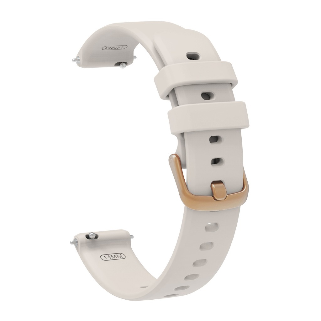 ใช้งานร่วมกับ Garmin Lily 2 สายซิลิโคน, Quick Release ยางนุ่มเปลี่ยนสายรัดกีฬาแบบปรับได้สําหรับ Garmin Lily 2 คลาสสิกสมาร์ทนาฬิกาอุปกรณ์เสริมสําหรับ Wom
