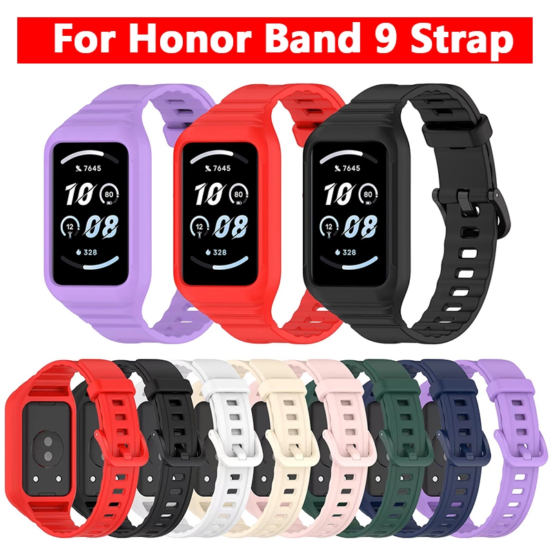 เคสซิลิโคนอ่อนนุ่มสําหรับสร้อยข้อมือ Honor Band 9 พร้อมกรอบนาฬิกาสําหรับสายรัดข้อมือ Honor Band9