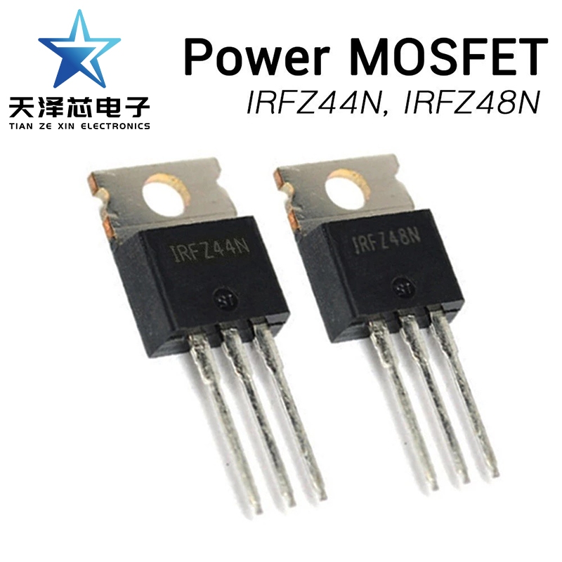 10pcs IRFZ24N/IRFZ34N/IRFZ44N/IRFZ46N/IRFZ48N/IRF9Z24N Power MOSFET IRF9Z44N ทรานซิสเตอร์ IRF9Z34N ป