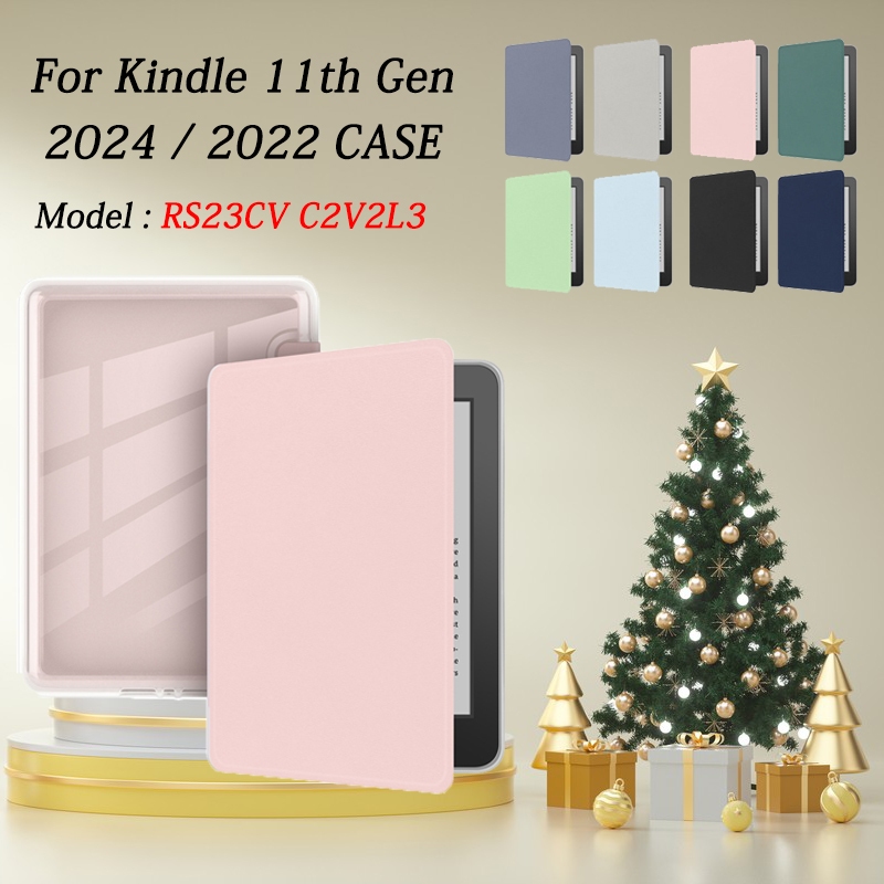 สําหรับ Kindle 11th Gen 2022 2024 RS23CV C2V2L3 Smart sleep wake-up อะคริลิคคุณภาพสูง E-Reader กรณี