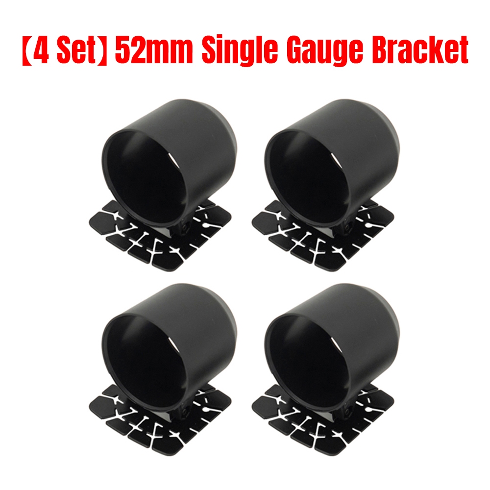 4 ชุดuniversal 52mm Single Gauge Pod รถหมุน Mount Holder 2 นิ้วเมตรถ้วยพลาสติกยานยนต์เมตร Pods Dash Pod Mount Bracket