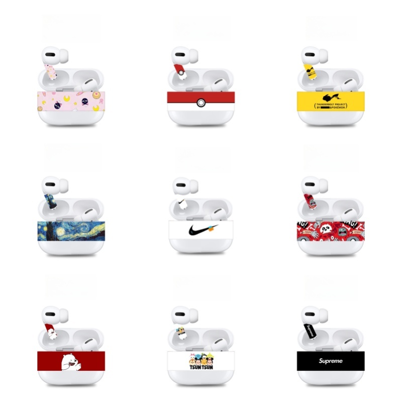สติกเกอร์ป้องกันหูฟัง AirPods Pro สําหรับ AirPods Pro, สติกเกอร์ AirPods Pro, อุปกรณ์เสริม AirPods P