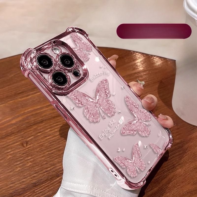 เคส Oppo A3X 4G A98 5G A97 5G A78 5G A53 A33 A76 A96 A92 A52 โปร่งใสป้องกันการตกและสวมใส่กรณีโทรศัพท