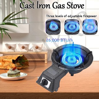 Heavy Duty Gas Stove Cast Iron Single Burner kitchen household quick pan thickened gas cooker