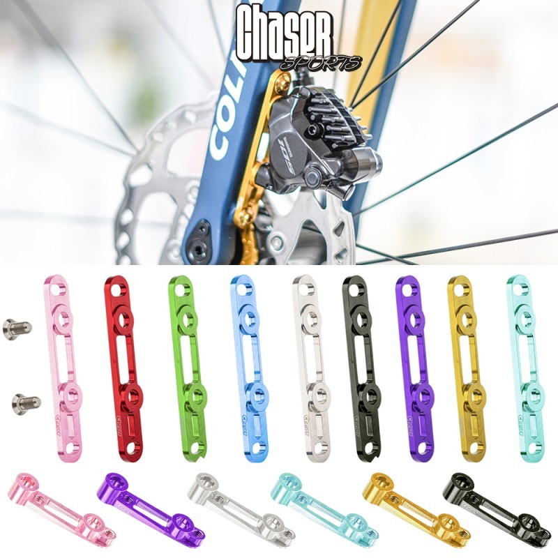 Chaser จักรยานเสือหมอบดิสก์เบรก 160 แผ่น Ultralight Conversion Mount R8170 ด้านหน้าและด้านหลังเบรคสําหรับ Shimano สําหรับ SRAM