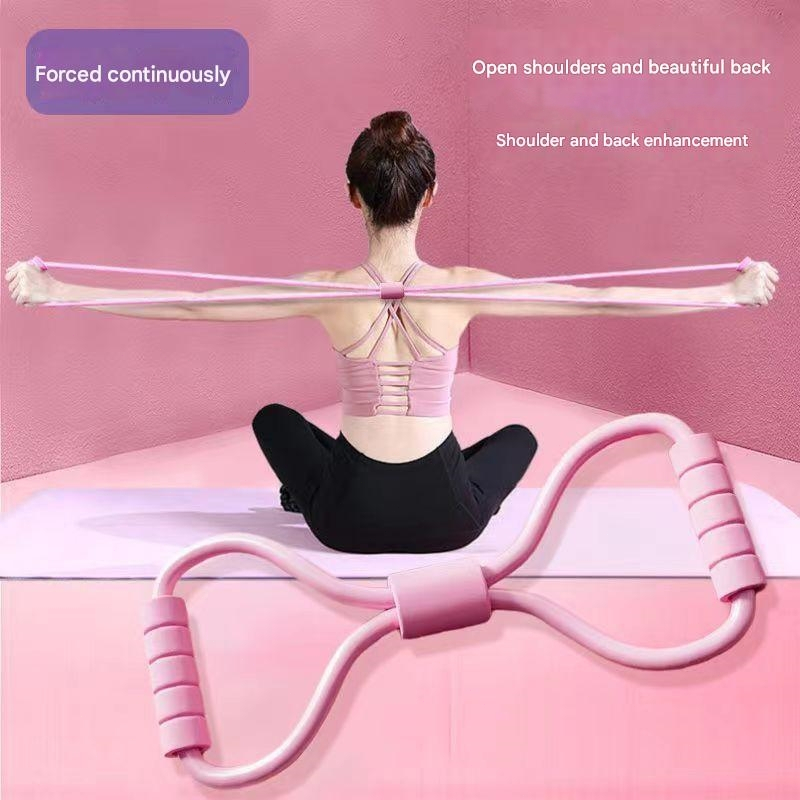 ยืดหยุ่นโยคะ Puller ทนทานซิทอัพความต้านทาน Band Multi-Function Tension เชือกสําหรับหน้าท้องเอวแขนโยคะยืดห่วงยางดึงเชือก Slimming Beauty กลับอุปกรณ์การฝึกอบรม