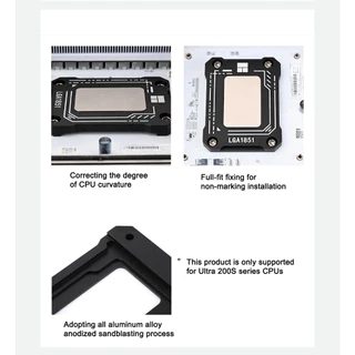 Thermalright LGA1851/LGA1700-BCF สีดํา CPU ดัด Corrector กรอบ Intel 12/13/14/15 Gen Anti-Bend Fixing Fixture Intel CPU Corrective Fixing Bracket LGA1851