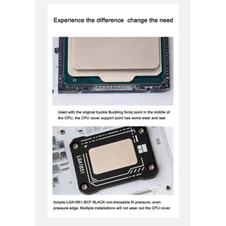 Thermalright LGA1851/LGA1700-BCF สีดํา CPU ดัด Corrector กรอบ Intel 12/13/14/15 Gen Anti-Bend Fixing Fixture Intel CPU Corrective Fixing Bracket LGA1851