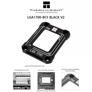 Thermalright LGA1851/LGA1700-BCF สีดํา CPU ดัด Corrector กรอบ Intel 12/13/14/15 Gen Anti-Bend Fixing Fixture Intel CPU Corrective Fixing Bracket LGA1851