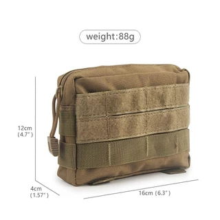Tactical Bag กระเป๋าคาดเอว EDC ผ้าไนล่อน 600D กันน้ํา เหมาะกับการพกพาเดินทาง ตั้งแคมป์ ตกปลา เล่นกีฬา ปีนเขา