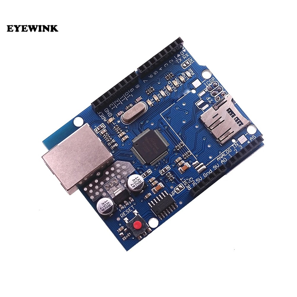 UNO Shield Ethernet Shield W5100 /W5500 R3 บอร์ดพัฒนาสําหรับ arduino