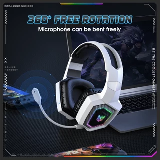 Onikuma GT806 Wireless Three Mode E-Sports Gaming Headset ไมโครโฟนแบบถอดได้ หูฟังเกมมิ่ง Bluetooth 5.3 / 2.4G / AUX