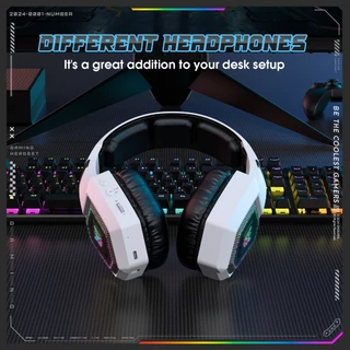 Onikuma GT806 Wireless Three Mode E-Sports Gaming Headset ไมโครโฟนแบบถอดได้ หูฟังเกมมิ่ง Bluetooth 5.3 / 2.4G / AUX