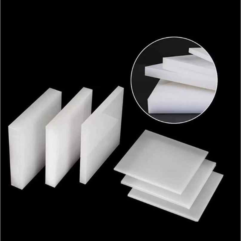แผ่น PE HDPE Polyethylene Board 1000*1000 มม.ปะเก็นทนต่อการสึกหรอเกรดอาหารสีขาวหรือสีดําแผ่นโพลีเมอร