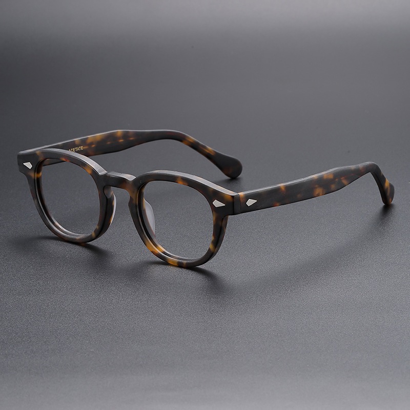 คลาสสิกแผ่นกรอบแว่นตาunisex Retro Acetateกรอบขนาดเล็กTortoiseshellสีกรอบแว่นตา56006