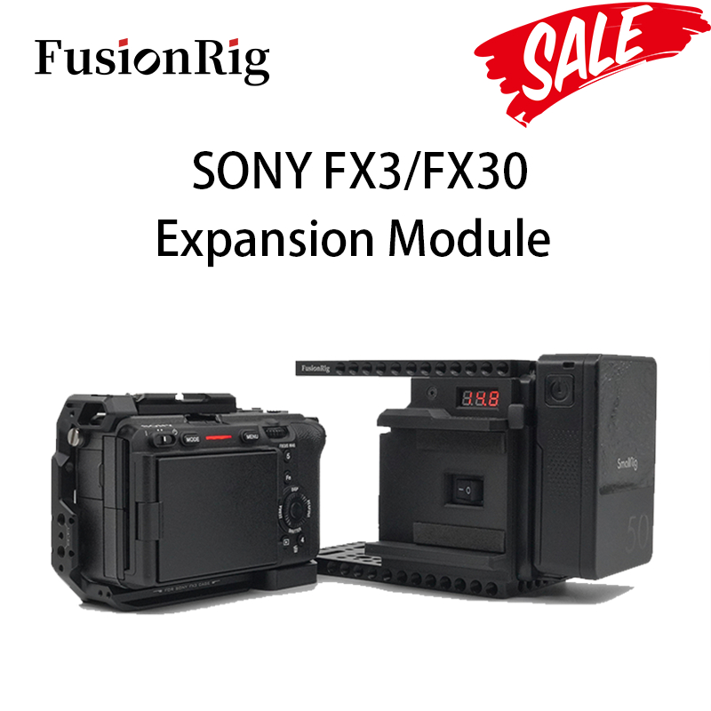 Fusionrig สําหรับ Sony FX3/FX30 กล้อง Cage ขยายโมดูล cineback