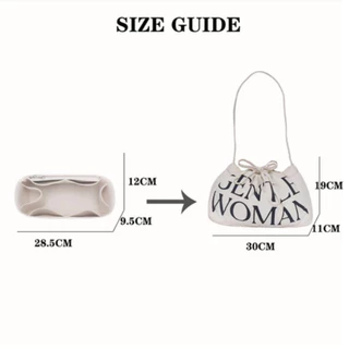 พร้อมส่งในไทย For Gentle Women DUMPLING bag กระเป๋าถือ กระเป๋าเครื่องสําอาง ผ้าสักหลาด