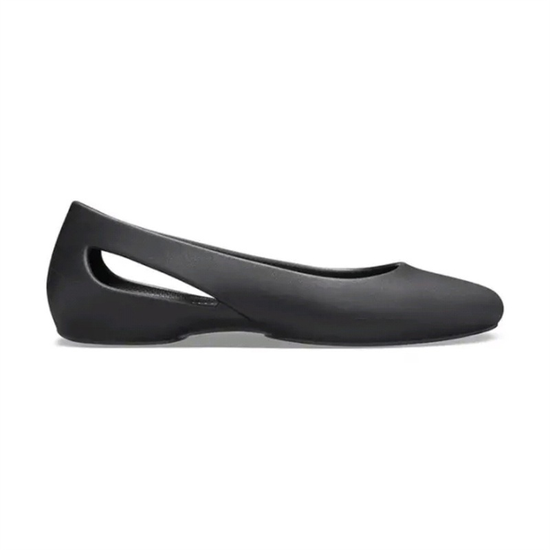 Crocs รองเท้าผู้หญิง Silong รองเท้าส้นแบนลําลอง รองเท้าแตะปากตื้น 205873