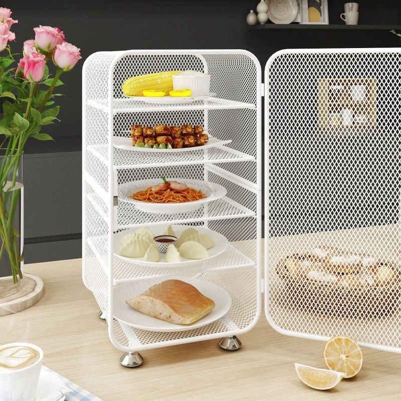 ตู้เก็บของระบายอากาศได้ดี ชั้นวางของหลายชั้น กันแมลง ที่เก็บของในครัว