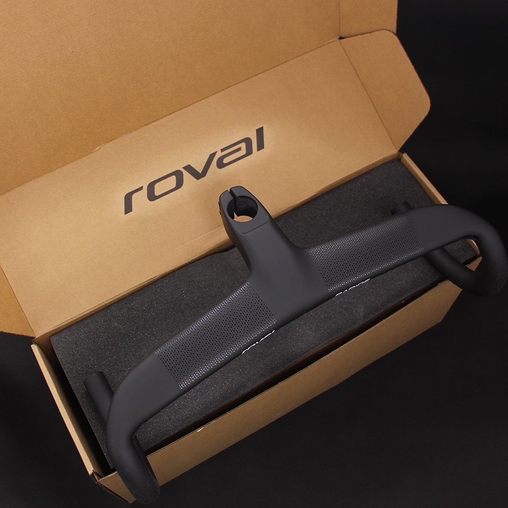 Roval คาร์บอน Cockpit ภายในสายจักรยาน Cockpit แผนที่จักรยาน Handlebar Di2 แบบบูรณาการ Handlebar 360 มม. ห้องนักบินพร้อม Mount