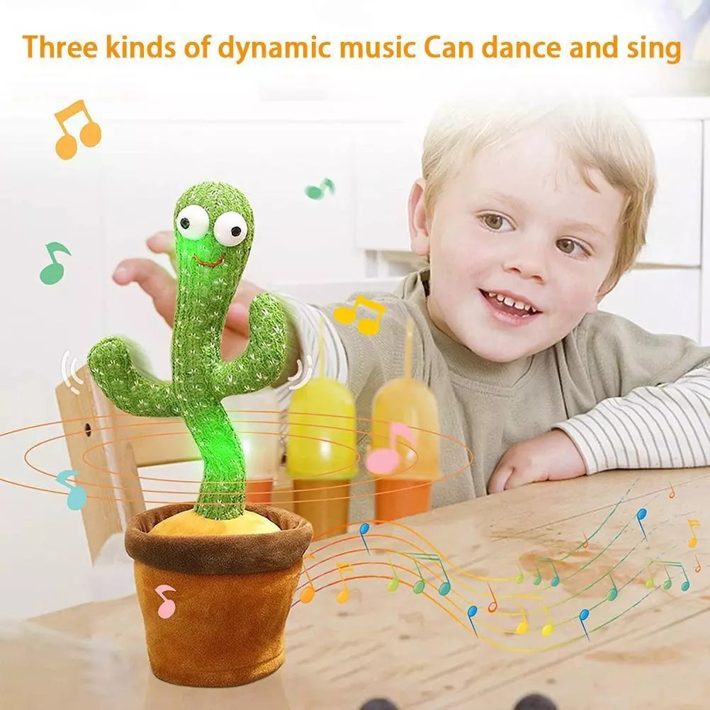 Ibaby Dancing Talking Cactus ของเล่น 120 เพลงของเล่นตุ๊กตาอิเล็กทรอนิกส์สําหรับเด็กทารกเด็กผู้หญิงขอ