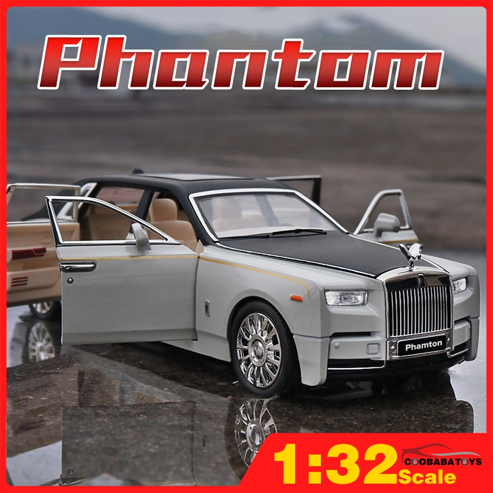 Klt1:32 Rolls-Royce Phantom รถโมเดลDiecastโลหะผสมรถยนต์ของเล่นคอลเลกชันของขวัญสําหรับเด็กเด็กผู้หญิง