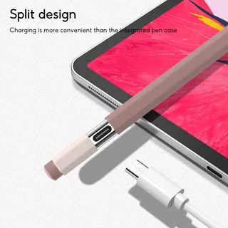 เคสสไตลัสดินสอสําหรับ Apple Pencil USB C ฝาครอบป้องกันปลอกซิลิโคนอ่อนนุ่ม